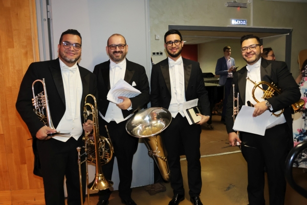 Венесуэльский Bolivar Brass Quartet сыграл на фестивале Башмета